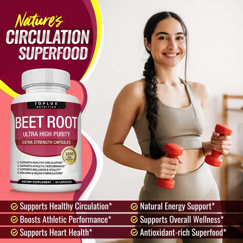 Beet Root Capsules for Heart Health