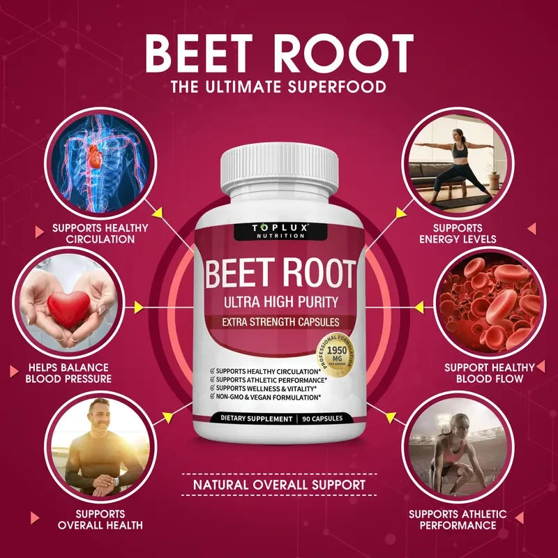 Beet Root Capsules for Heart Health