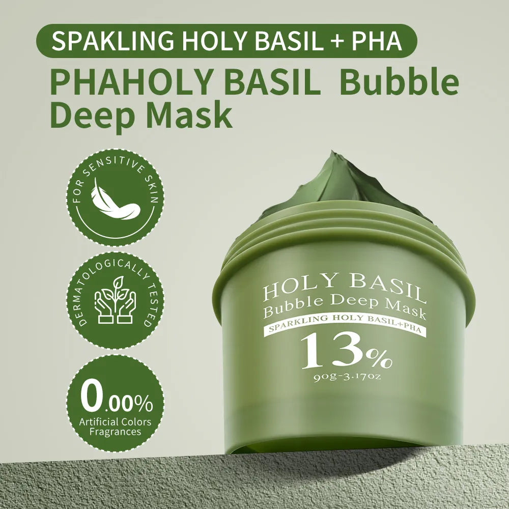 Holy Basil Bubble Deep Mask