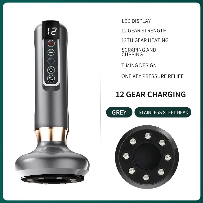 Electric Gua Sha Cupping Massager – Portable & Heated
