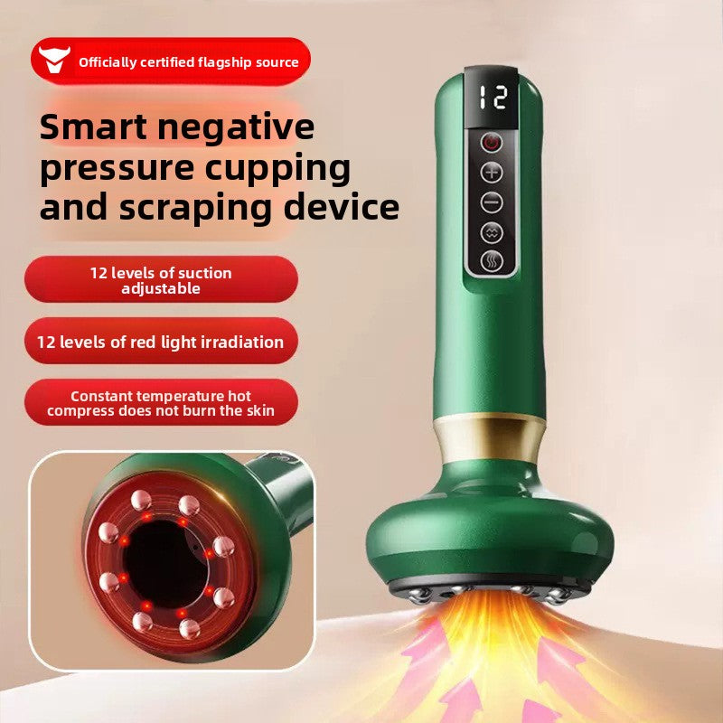 Electric Gua Sha Cupping Massager – Portable & Heated