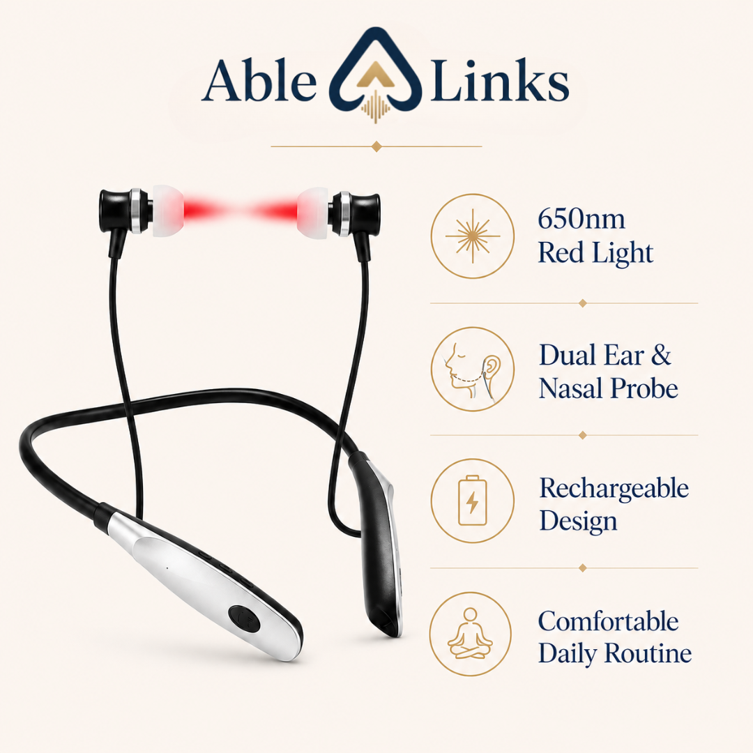 Able Links Truluxe Red Light Ear & Nasal Wellness Device
