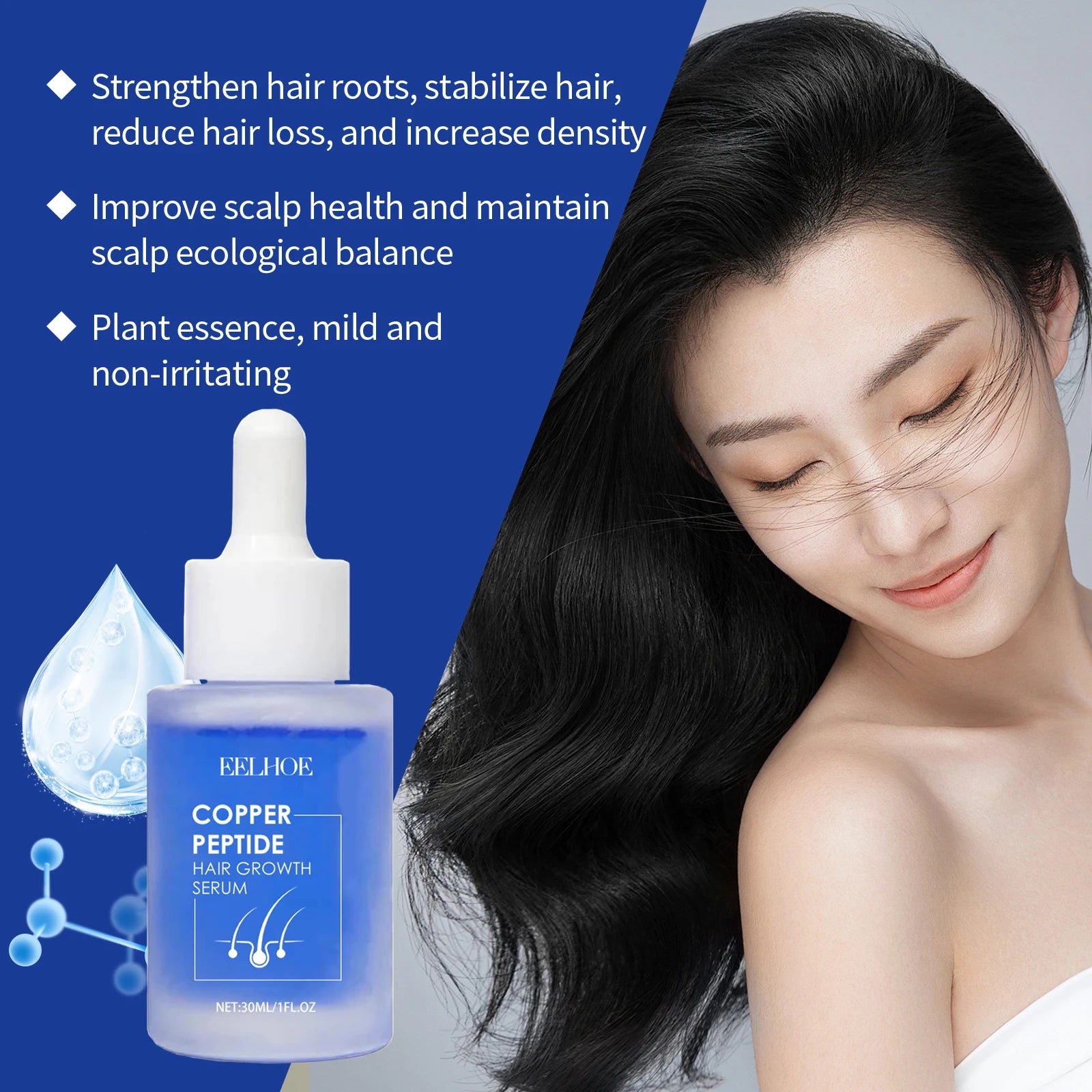 Copper Peptide Serum for Hair Growth