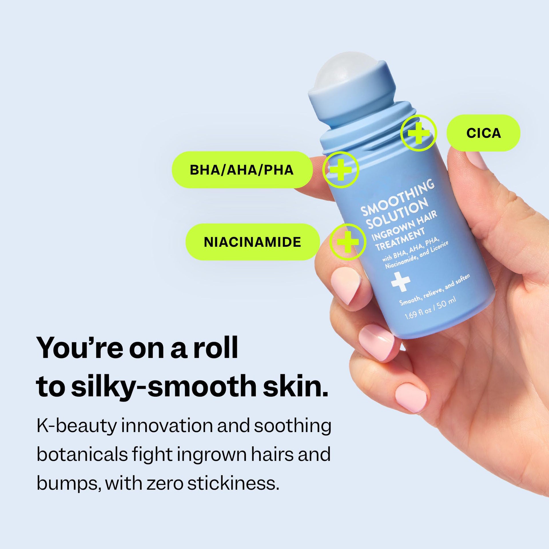 Ingrown Hair Treatment Roll-On  - Smooth, Clear Skin Solution