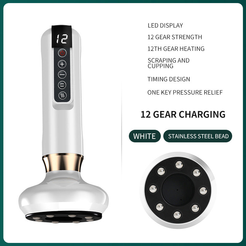 Electric Gua Sha Cupping Massager – Portable & Heated
